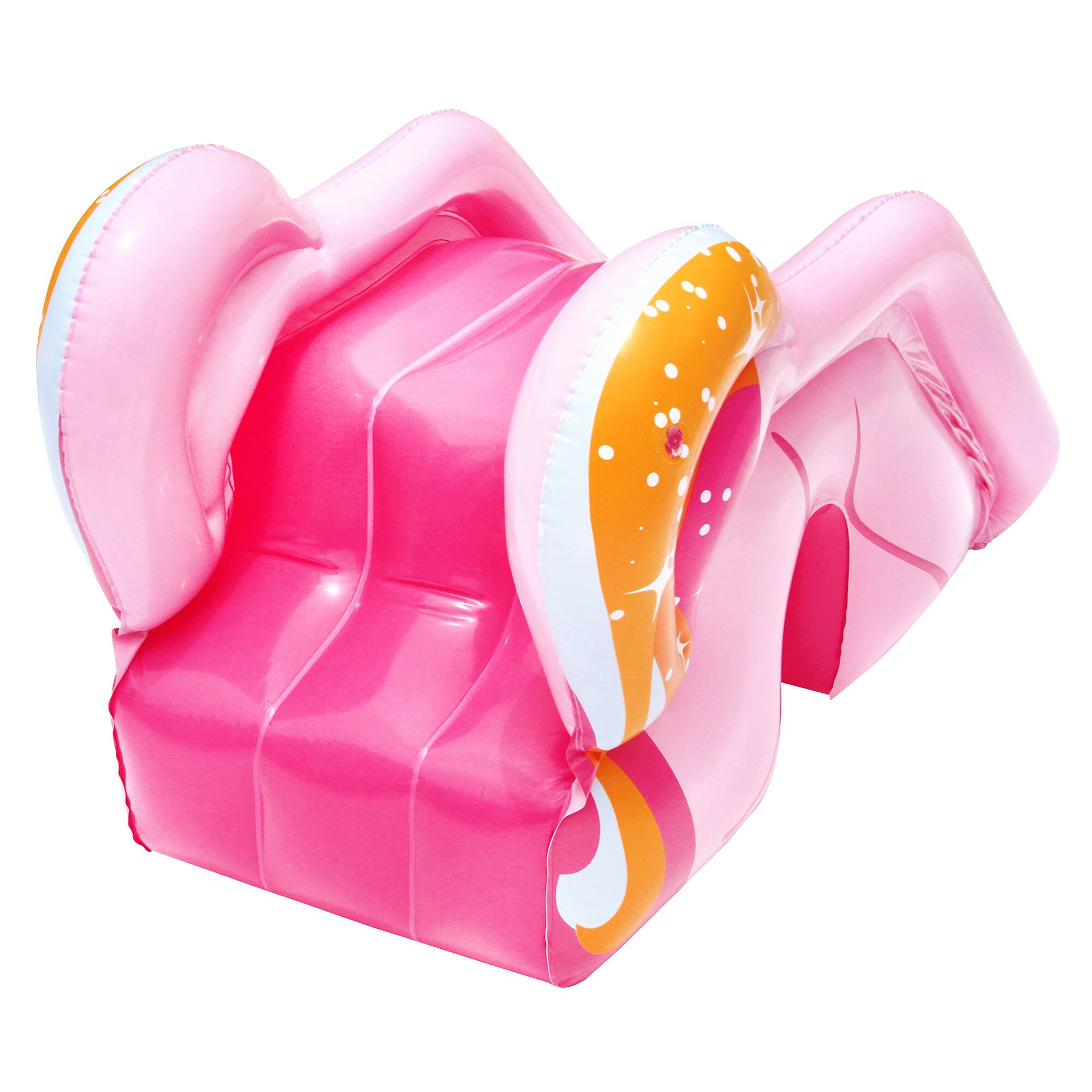 Back. Banzai - Banzai Spray 'N Splash Unicorn Pool, Inflatable Outdoor Backyard Water Slide Splash Toy.