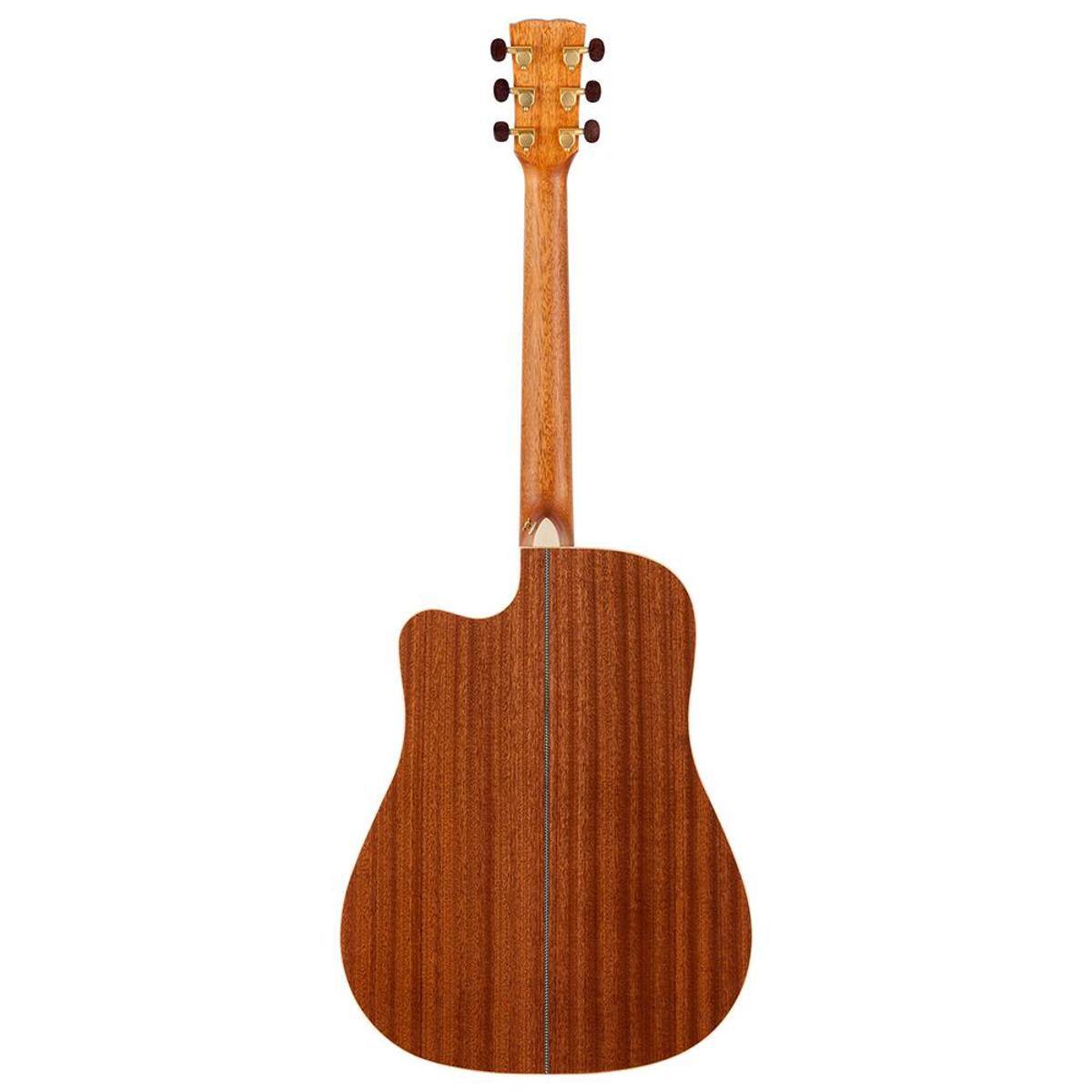 Alt View 1. Kremona - Kremona Steel String Series M20 D-Style Acoustic Electric Guitar with Hardshell Case, Rosewood Fingerboard.