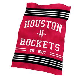 Logo Brands - Houston Rockets 60'' x 70'' Colorblock Plush Blanket - Multicolor