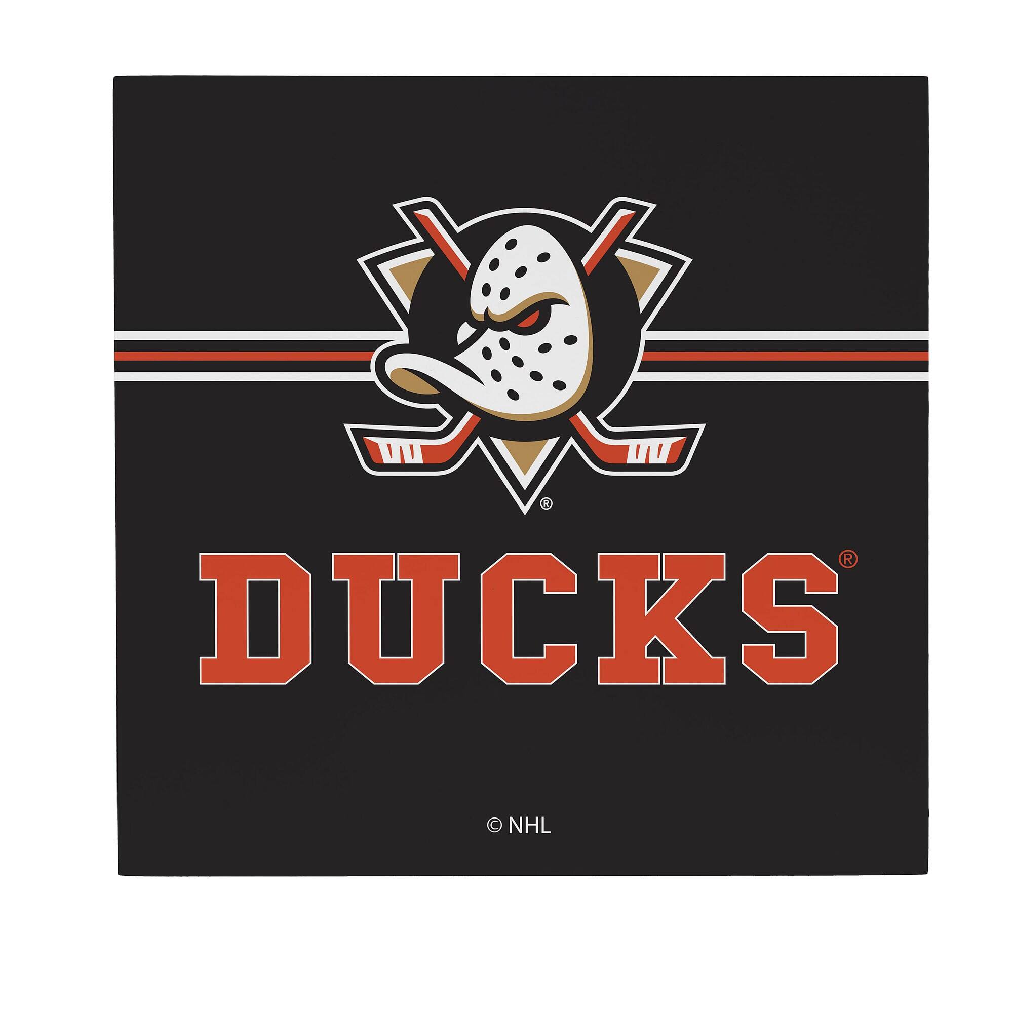 Anaheim Ducks 12" x 12" Wood Wall Sign