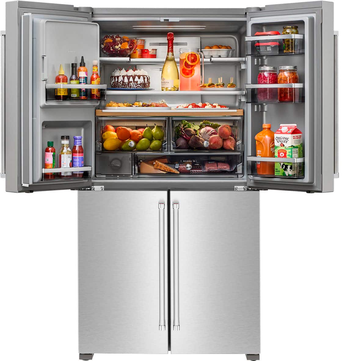 The text on the image is "Organic Valley" which is a brand of organic food products.