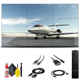 LG - 55LV35A-5B 55"-Class Widescreen Monitor + HDMI Cable + Remote Controller + Cleaning Kit and More