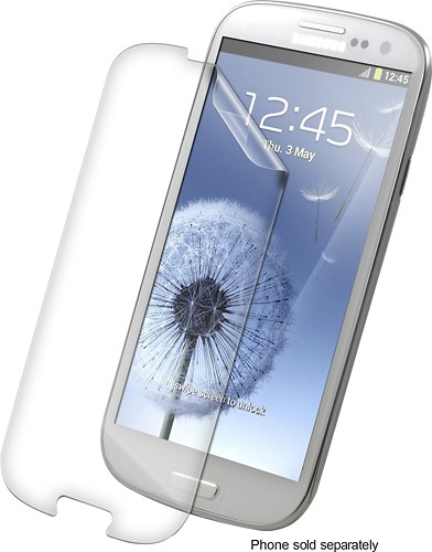  ZAGG - invisibleSHIELD Extreme Dry Screen Protector for Samsung Galaxy S III Mobile Phones