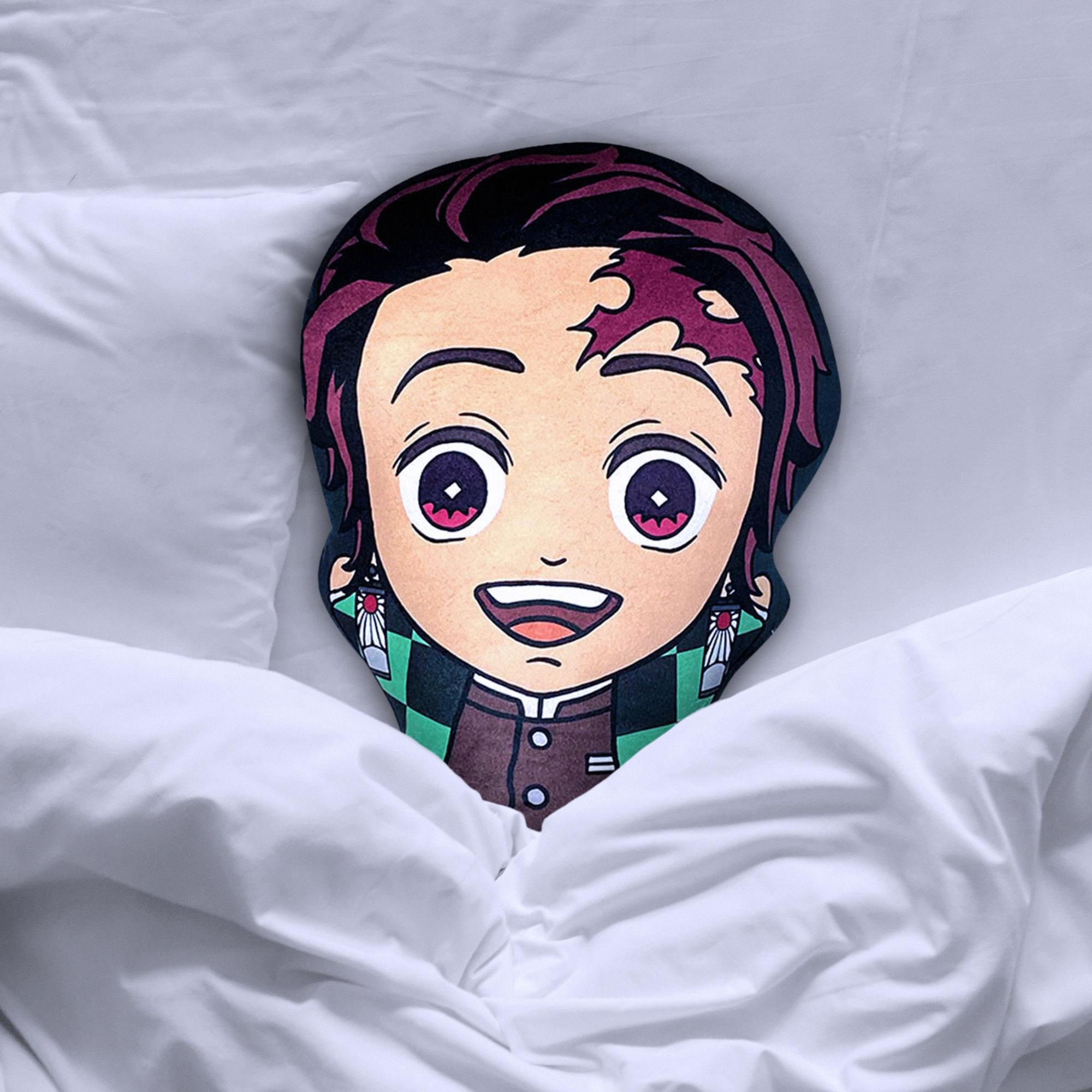Alt View 10. Surreal Entertainment - Demon Slayer Tanjiro 20 Inch PAL-O Character Pillow - Green.