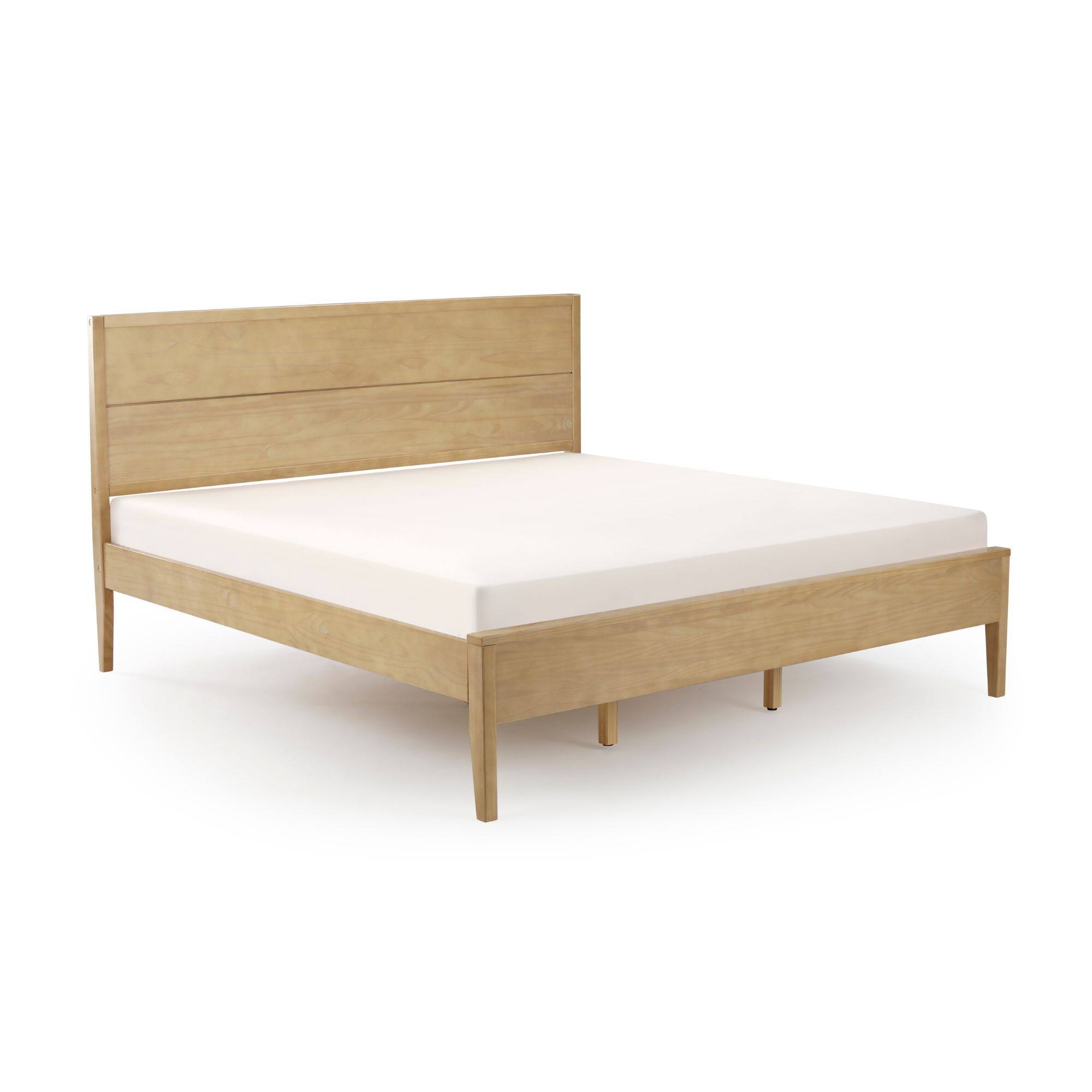 Alt View 2. Plank+Beam - Haven King Bed, Blonde - Blonde.