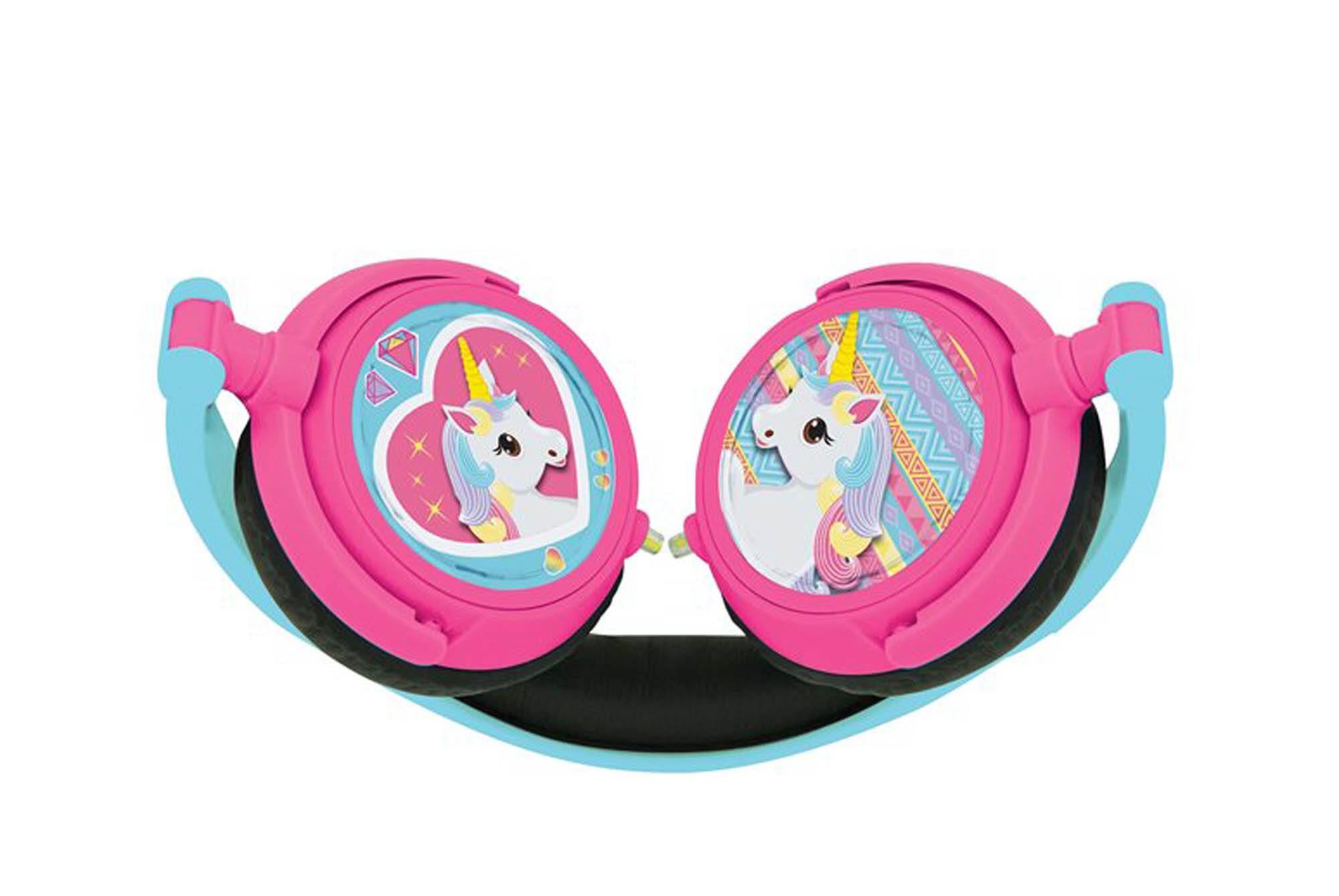 Alt View 2. Lexibook - Unicorn Stereo Wired Foldable Headphone with Safe Volume Limitation.