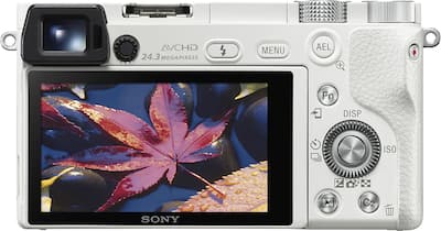 Sony Alpha a6000 Mirrorless Camera with 16 50mm Lens White Sony Alpha a6000 Mirrorless Camera with 16 50mm Lens White