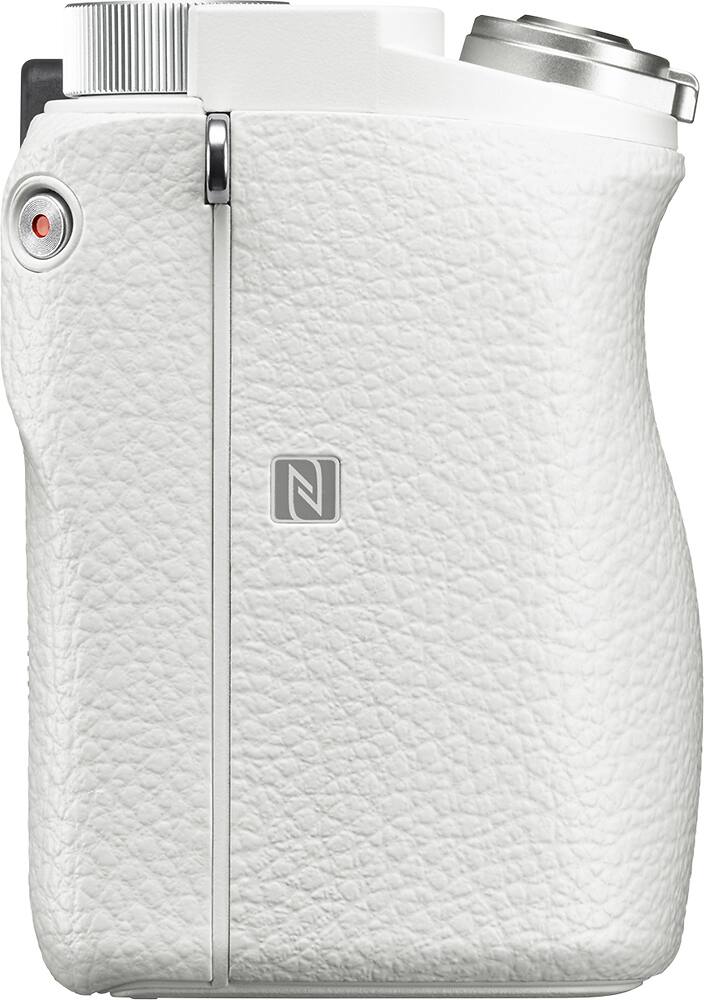 Alt View 11. Sony - Alpha a6000 Mirrorless Camera with 16-50mm Lens - White.