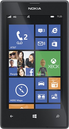  AT&amp;T GoPhone - Nokia Lumia 520 4G No-Contract Cell Phone - Black