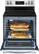 Alt View 12. Frigidaire - Gallery 5.4 Cu. Ft. Self-Cleaning Freestanding Electric Convection Induction Range - Stainless Steel.