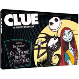 USAoploy - CLUE: Nightmare Before Christmas - Tim Burton Collectible Board Game, Ages 8+, 2-6 Players