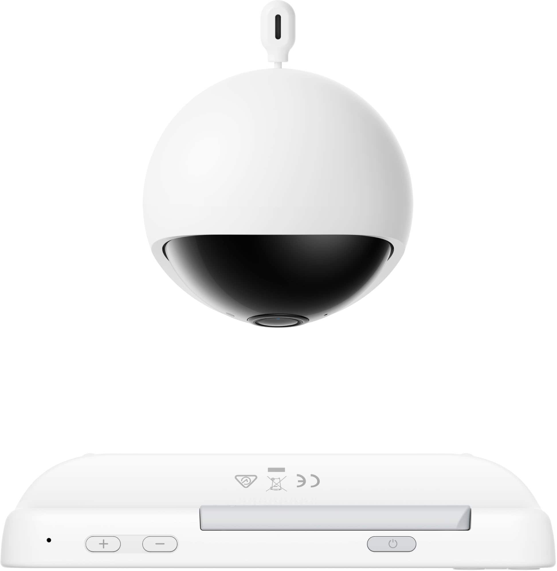 Alt View 12. eufy - E20 Baby Monitor with 2K Camera - White.