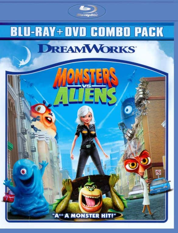 MONSTERS VS ALIENS [Brand New DVD] Childrens Animated Film