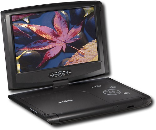  Insignia™ - Refurbished 10.1&quot; Widescreen Portable DVD Player - Black