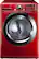 Front Standard. LG - 7.4 Cu. Ft. 12-Cycle Ultra-Large Capacity Steam Electric Dryer - Wild Cherry Red.