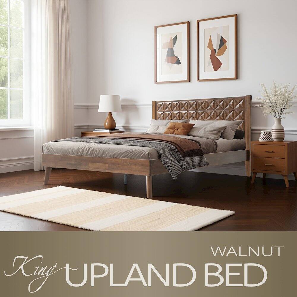 WALNUT King UPLAND BED