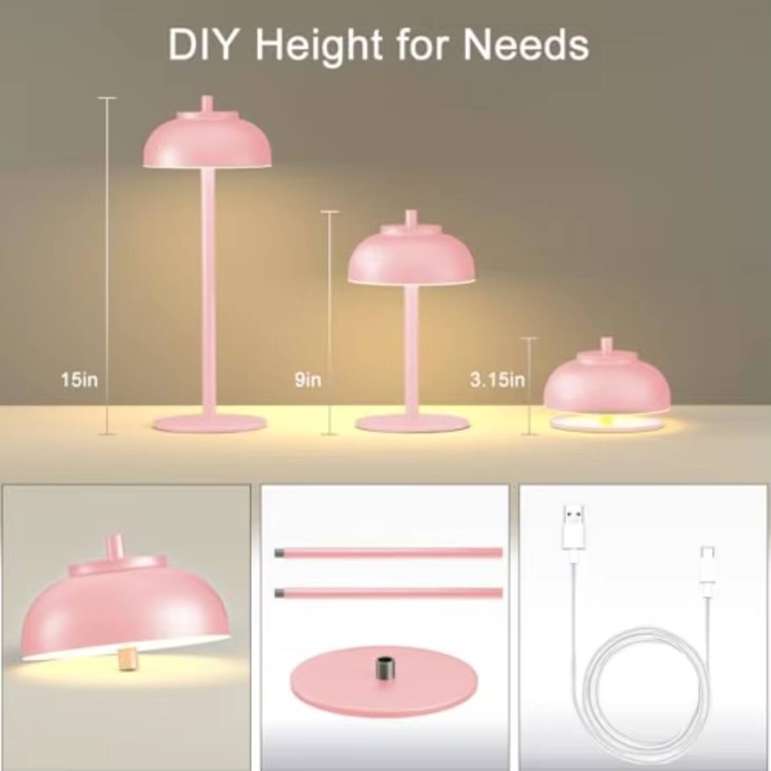 DIY Height for Needs

15in  
9in  
3.15in