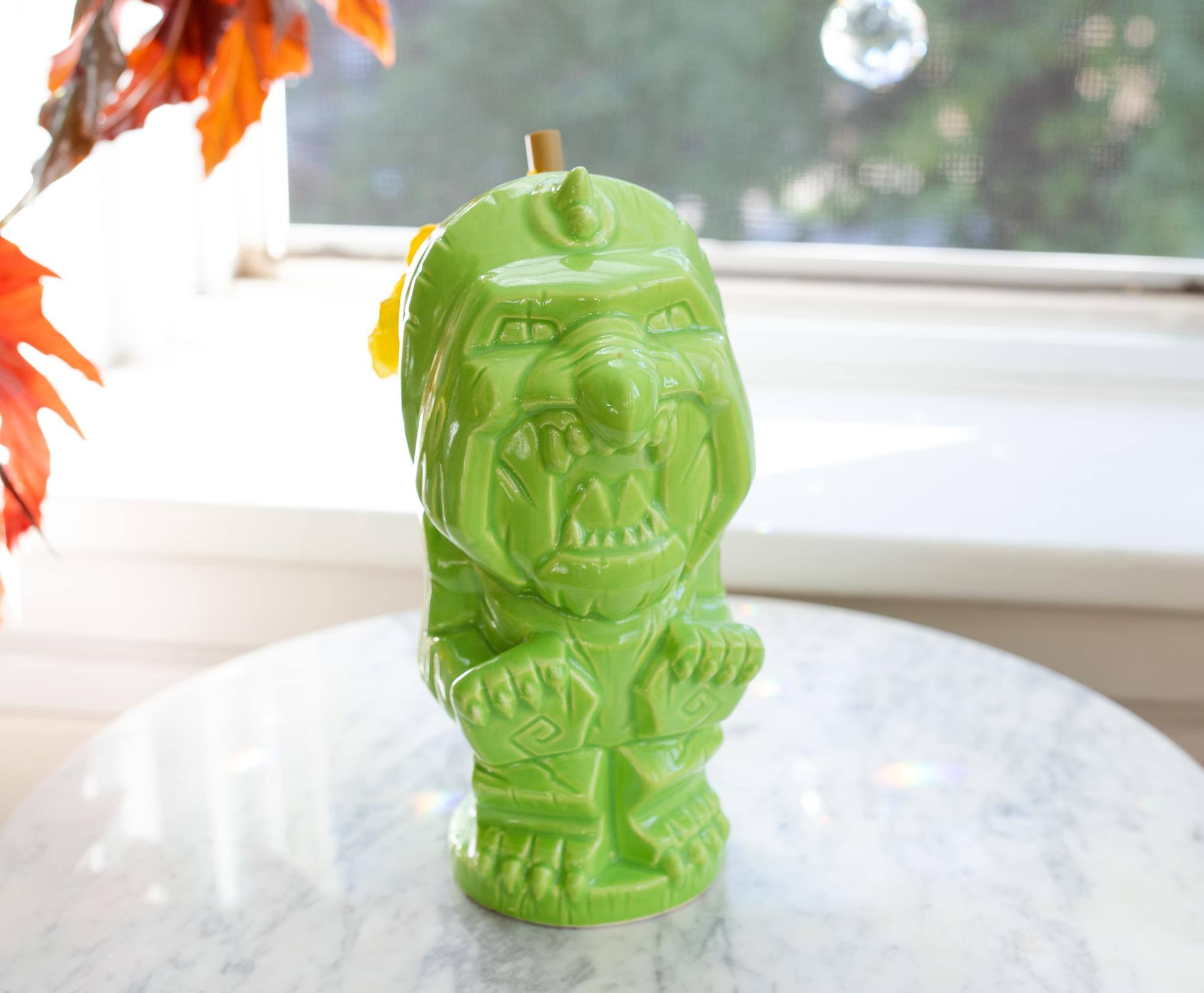 Alt View 3. Masters of the Universe - Geeki Tikis Masters of the Universe Battle Cat Ceramic Mug | Holds 14 Ounces - Green.