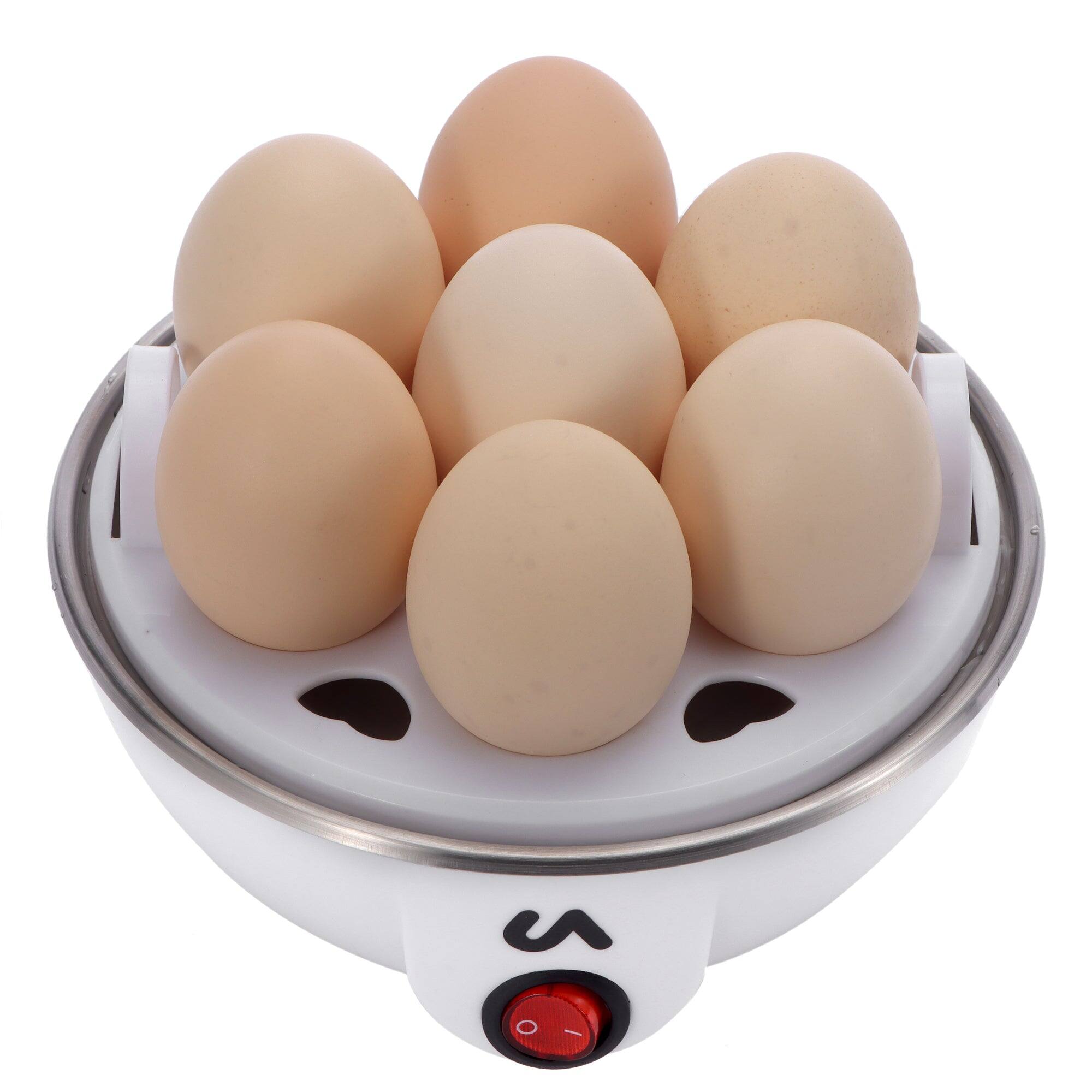 Alt View 5. Uber Appliance - Uber Appliance Deluxe Rapid Egg Cooker - Perfect Egg Cooker for All Styles - White.