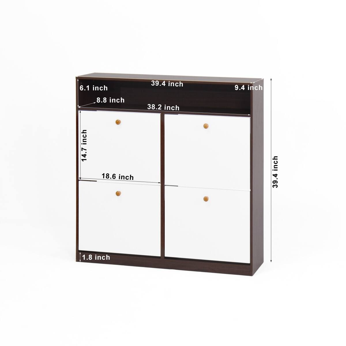 6.1 inch  
8.8 inch  
39.4 inch  
9.4 inch  
38.2 inch  
14.7 inch  
18.6 inch  
39.4 inch  
1.8 inch