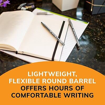 LIGHTWEIGHT, FLEXIBLE ROUND BARREL OFFERS HOURS OF COMFORTABLE WRITING
