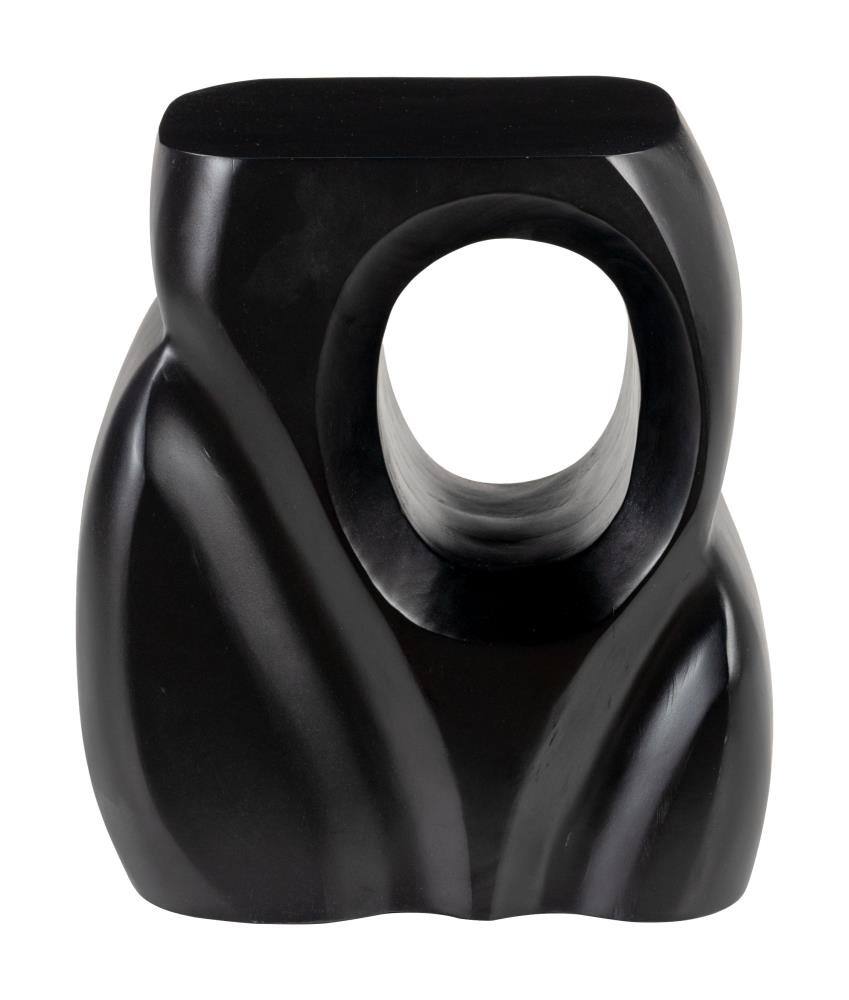 Back. Hivvago - Trung Side Table Black - Black.