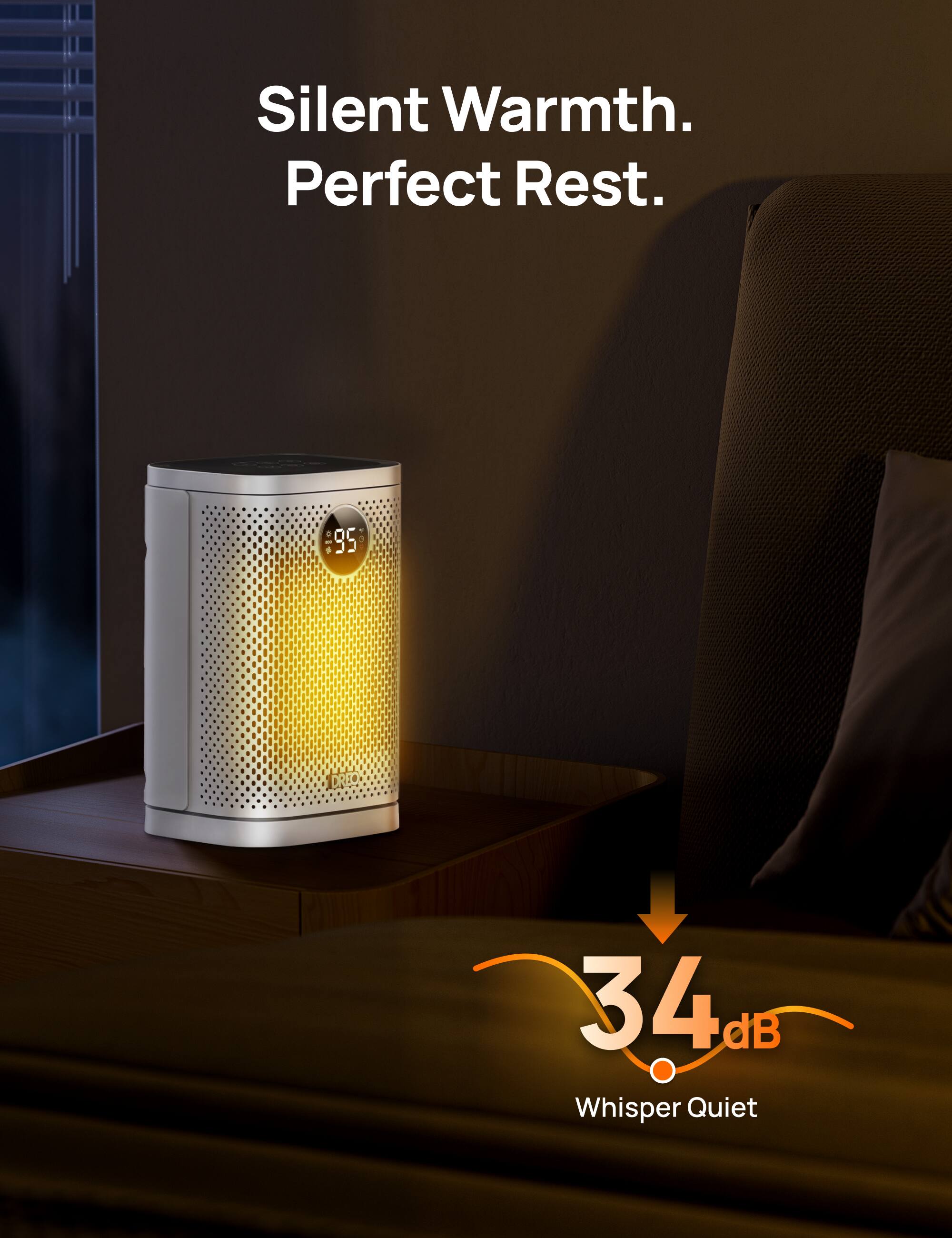 Silent Warmth. Perfect Rest.

2 95

34 dB Whisper Quiet