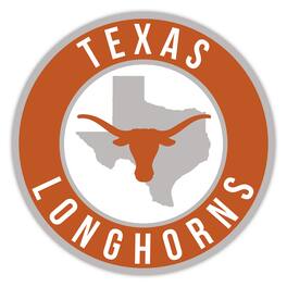 Fan Creations - Texas Longhorns 15" State Circle Sign - Multicolor