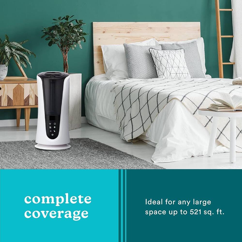 complete coverage  
Ideal for any large space up to 521 sq. ft.