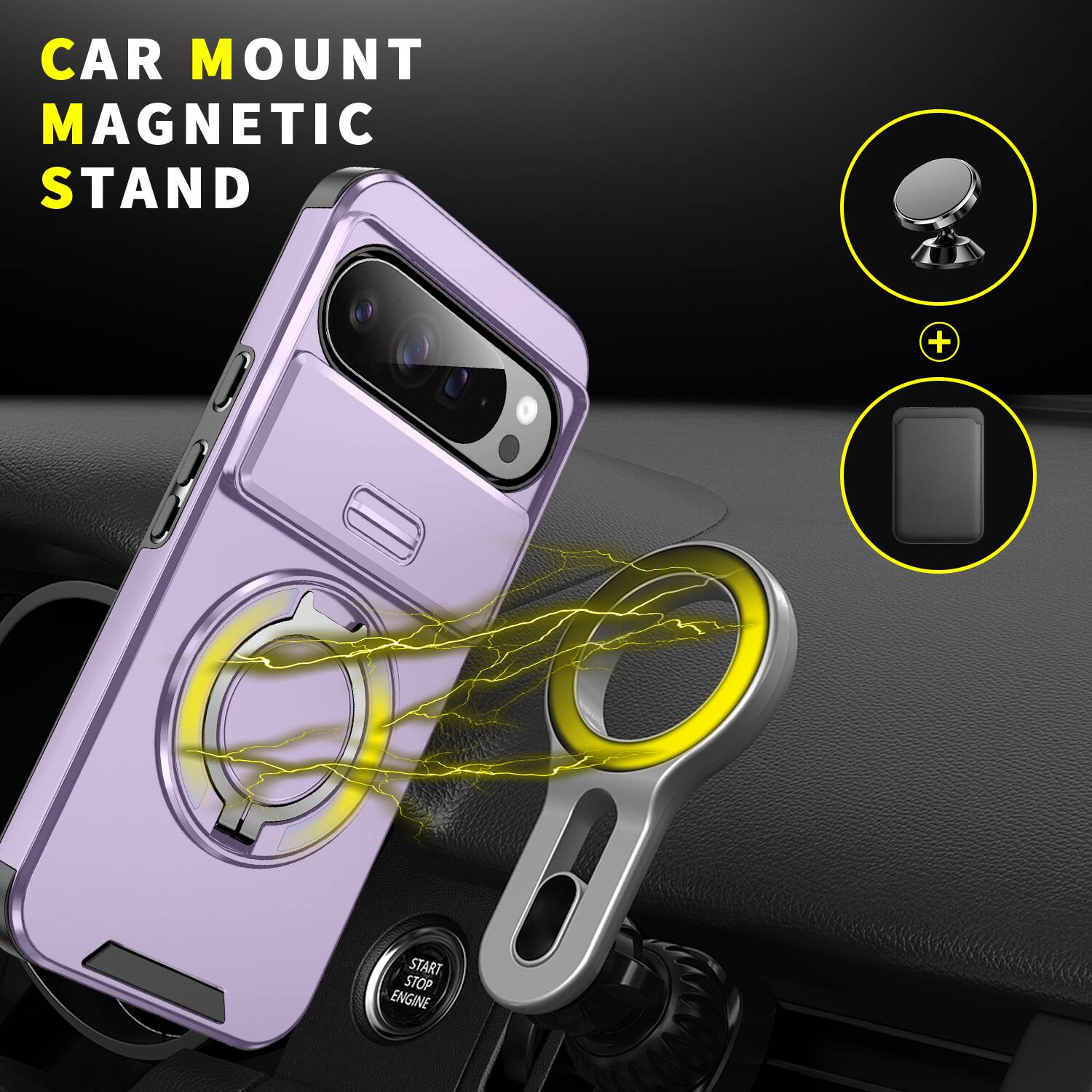 CAR MOUNT MAGNETIC STAND

START STOP ENGINE