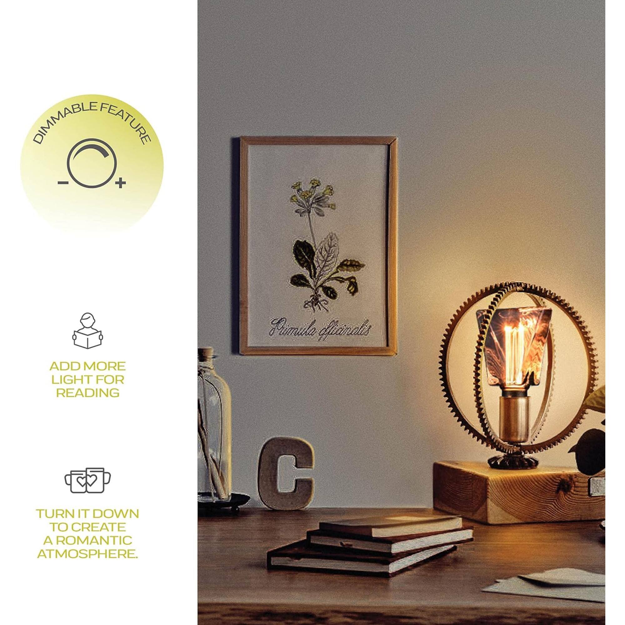 DIMMABLE FEATURE - ADD MORE LIGHT FOR READING - TURN IT DOWN TO CREATE A ROMANTIC ATMOSPHERE. Primula officinalis - C