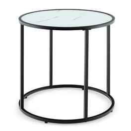 Kadyn - Modern Style 20 In Glass Coffee Table - for Living Room Use - Black
