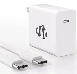 NIMO - USB-C 100W PD Laptop Charger for Computer iPhone Fast Power Adapter 2m/6.6ft - White