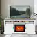 Front. Ihomeadore - 68" TV Stand with Electric Fireplace Media Console for TVs up to 78" - White.
