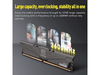 Team Group Team T CREATE EXPERT 32GB (2 x 16GB) 288 Pin PC RAM Team Group Team T CREATE EXPERT 32GB (2 x 16GB) 288 Pin PC RAM