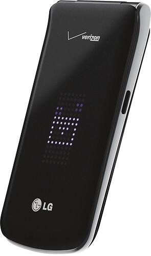 Alt View Standard 2. LG - Exalt Cell Phone - Black (Verizon Wireless).