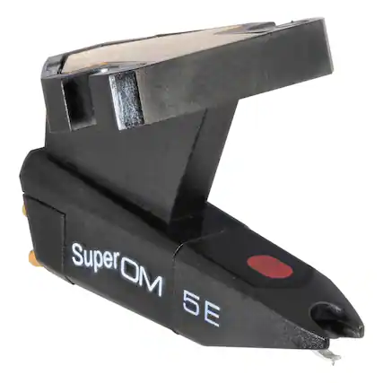Front. Ortofon - Ortofon Super OM 5E MM Phono Cartridge - Black.