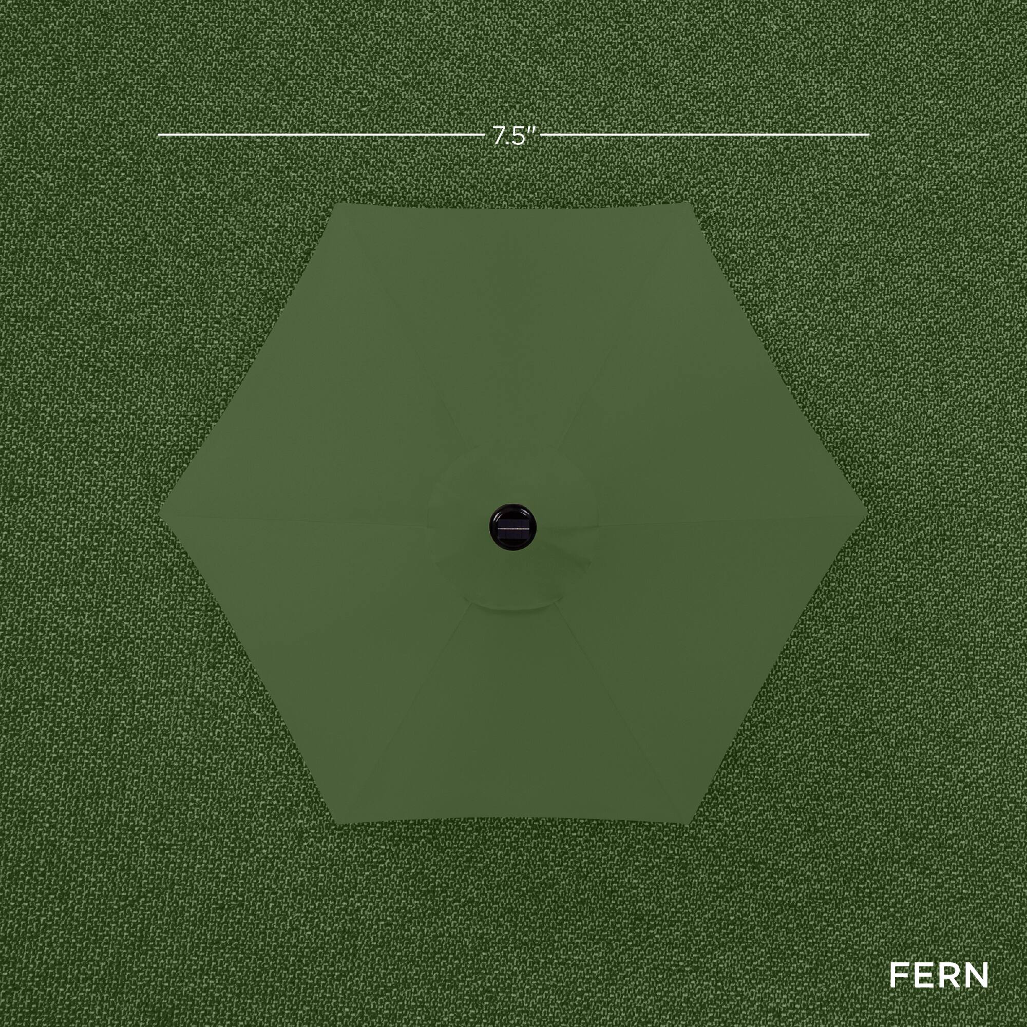 The text on the image is "7.5" FERN".