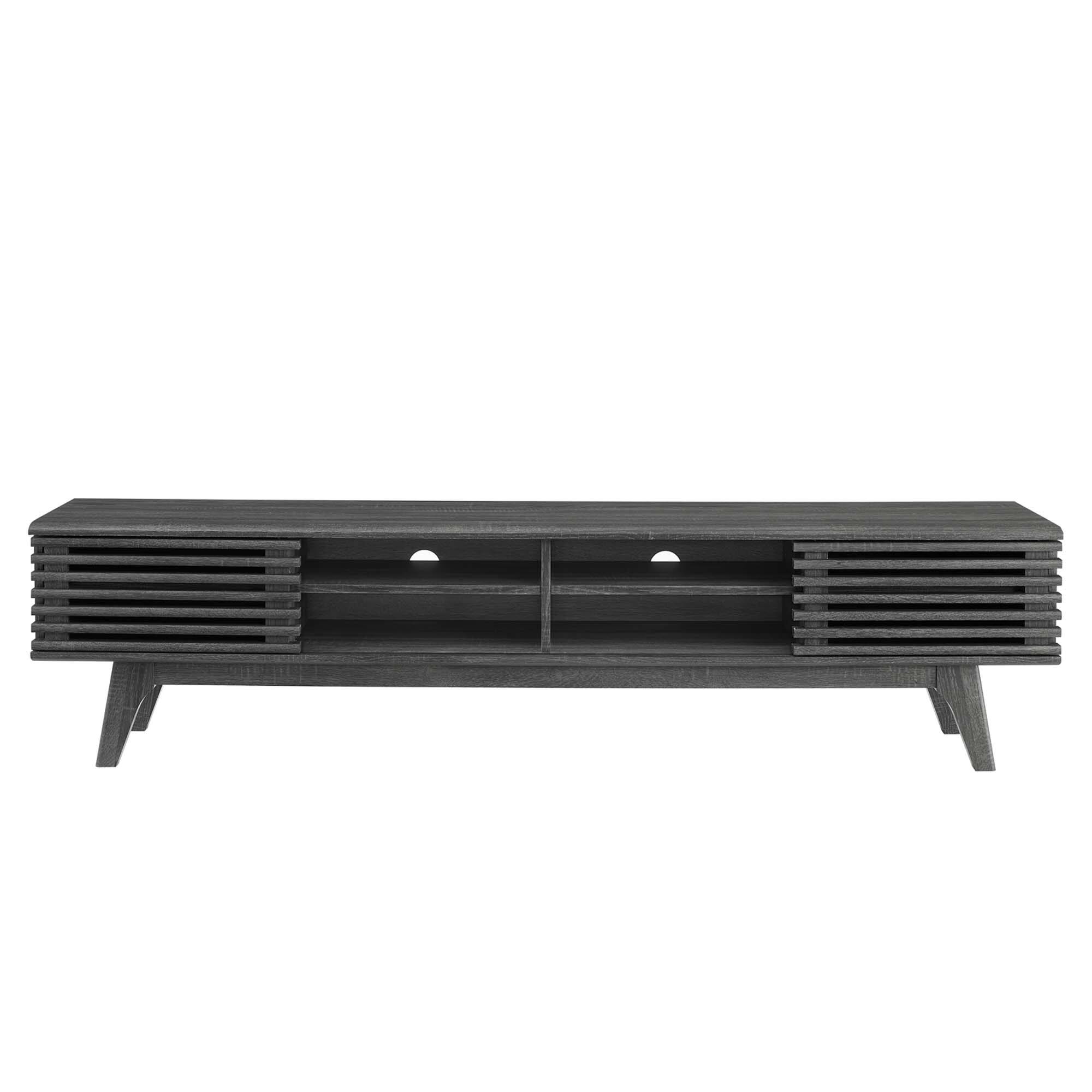 Left. Modway - Render 70" Entertainment Center TV Stand by Modway - Charcoal.