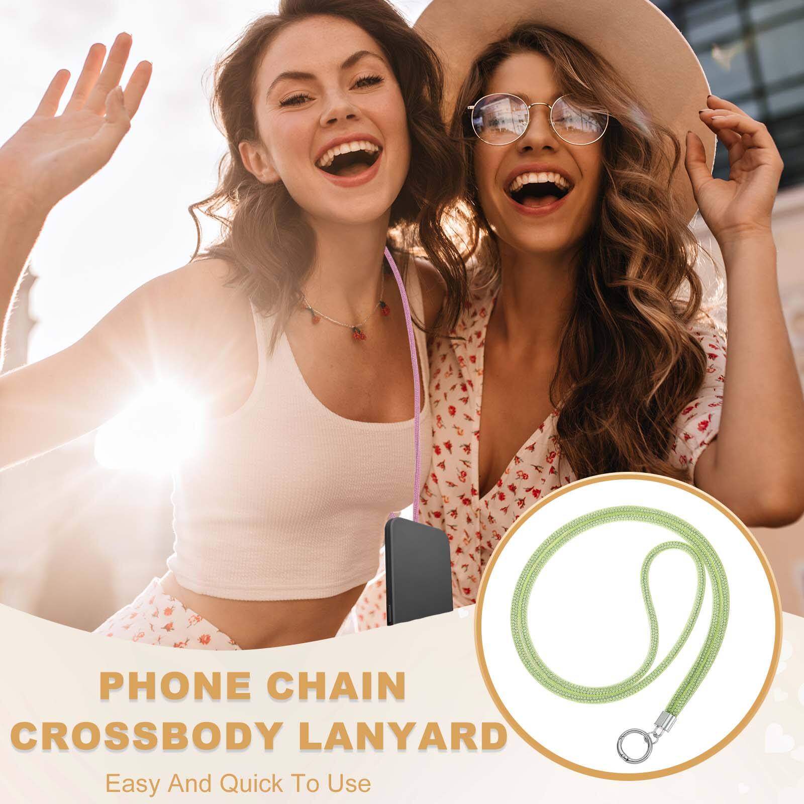 PHONE CHAIN CROSSBODY LANYARD  
Easy And Quick To Use