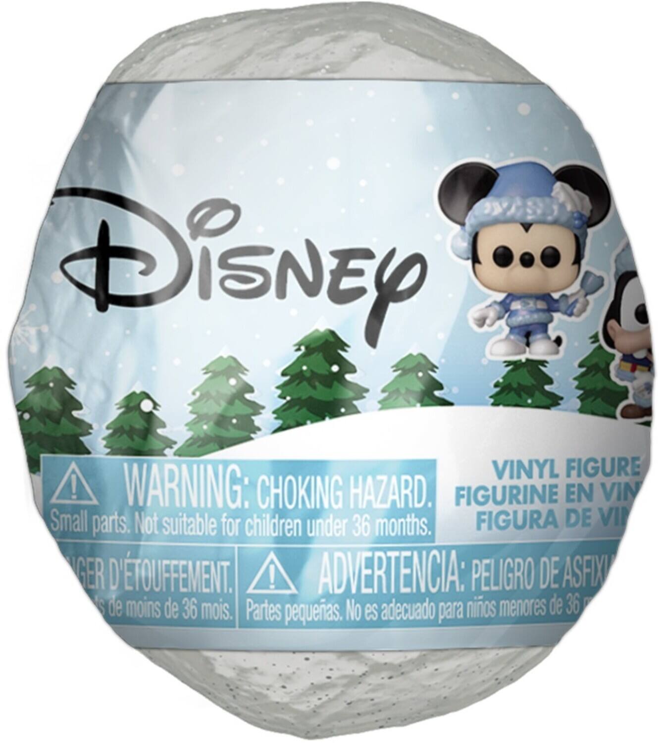 Disney VINYL FIGURE  
WARNING: CHOKING HAZARD. Small parts. Not suitable for children under 36 months.  
FIGURINE EN VINYL. RISQUE D'ÉTOUFFEMENT. Partes pequenas. No es adecuado para niños menores de 36 meses.