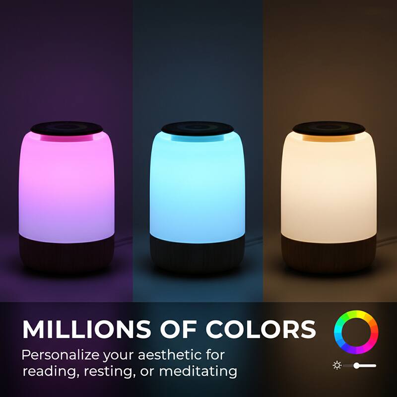 MILLIONS OF COLORS  
Personalize your aesthetic for reading, resting, or meditating