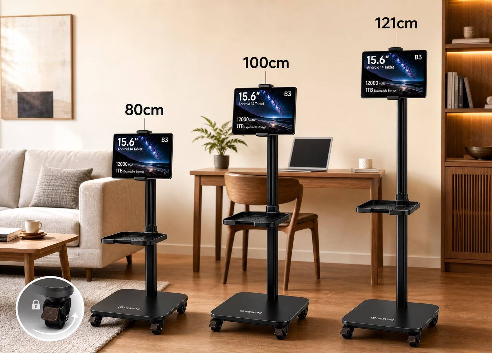 121cm  
100cm  
80cm  

15.6" Android 14 Tablet  
B3  
12000 MAUT 1TB Expandable Storage  
B3  
12000 MAN 1TB Expandable Storage  
B3  
12000 MAR 1TB Expandable Storage  

CHESWAO  
MESWAO