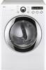 LG - 7.3 Cu. Ft. 9-Cycle Large Capacity Gas Dryer - White-Front_Standard