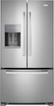 Front Standard. Whirlpool - Gold 25.5 Cu. Ft. French Door Refrigerator with Thru-the-Door Ice and Water - Stainless-Steel.