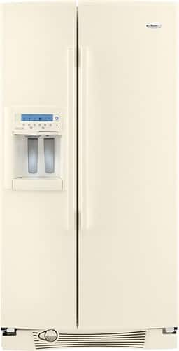 Best Buy: Whirlpool 25 Cu. Ft. Side-by-Side Refrigerator With Thru-the ...