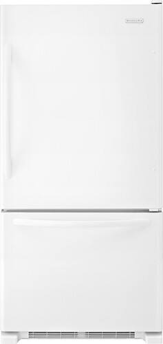 Front Standard. KitchenAid - Architect Series II 21.9 Cu. Ft. Bottom-Mount Refrigerator - White.