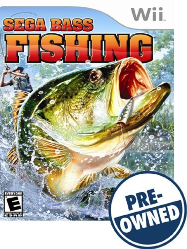 Nintendo Wii Sega Bass Fishing E-Everyone Rated Video Games for