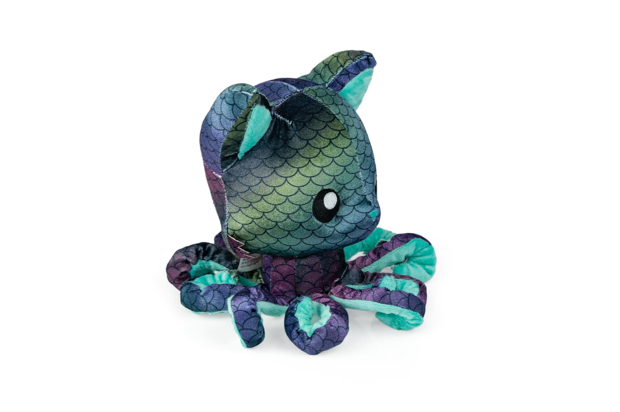 Alt View 10. Tentacle Kitty - Tentacle Kitty 8 Inch Plush Animal | Deep Sea Kitty - Blue.