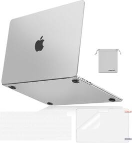 mosiso - 4-in-1 Hard Shell Case Kit for 15-inch MacBook Air (A3448 A3241 A3114 A2941) - Frost Clear